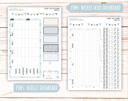 JANUARY 2025 Stickers for Laurel Denise Portrait Planners. "Winter" || PTW