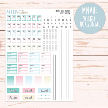 FEBRUARY 2025 Stickers for MINI Laurel Denise Planners "Lover's Lane" || MNLL