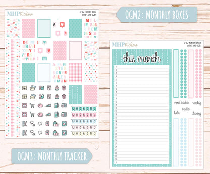 FEBRUARY 2025 Stickers for OG Laurel Denise Planners. "Lover's Lane" || OGLL