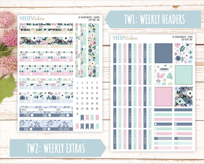 JANUARY Stickers for Laurel Denise Teacher Planners. "Cozy Days" || TCD
