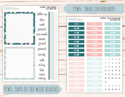 MAY 2025 Stickers for Laurel Denise Portrait Planners. "Little Flowers" || PTLF