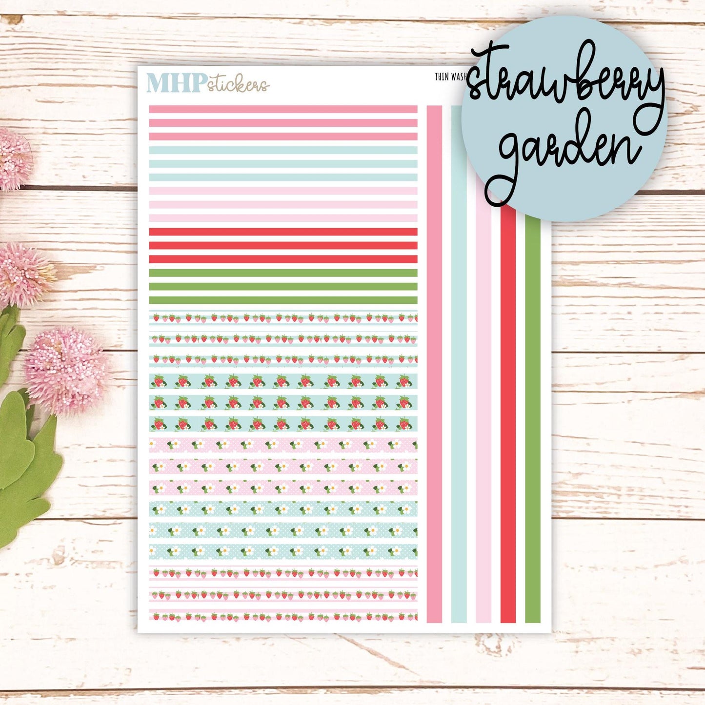 Thin Washi for Laurel Denise Planners. Planner Stickers MAY '25 || LD406