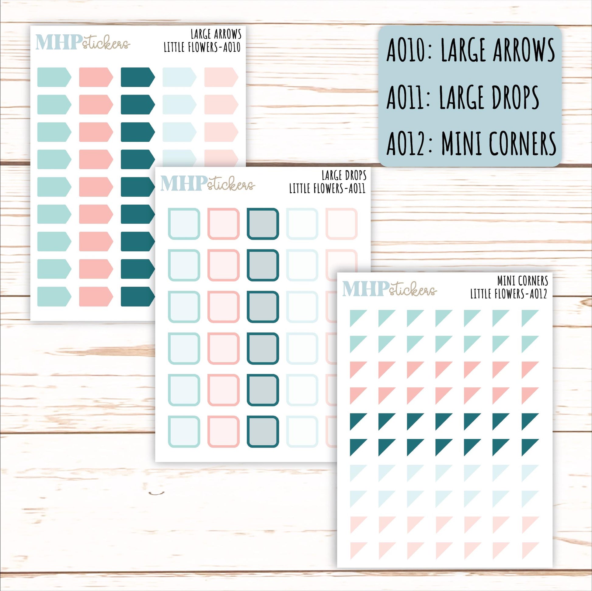 ADD-On's for Monthly Kits "Little Flowers" || AO-LF