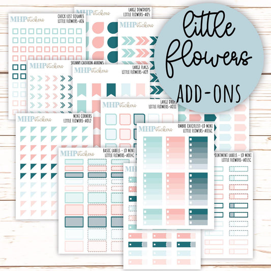 ADD-On's for Monthly Kits "Little Flowers" || AO-LF