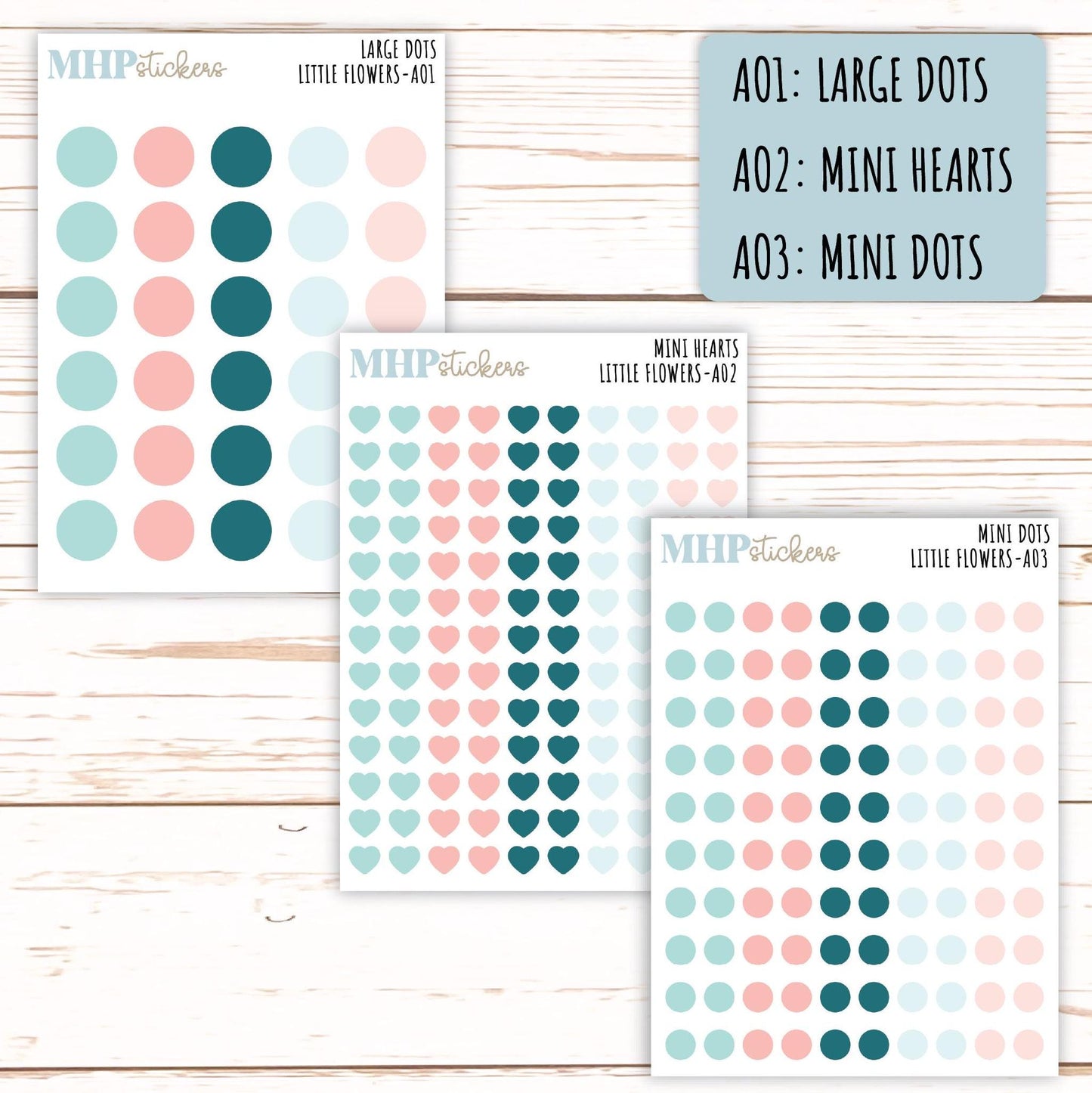 ADD-On's for Monthly Kits "Little Flowers" || AO-LF