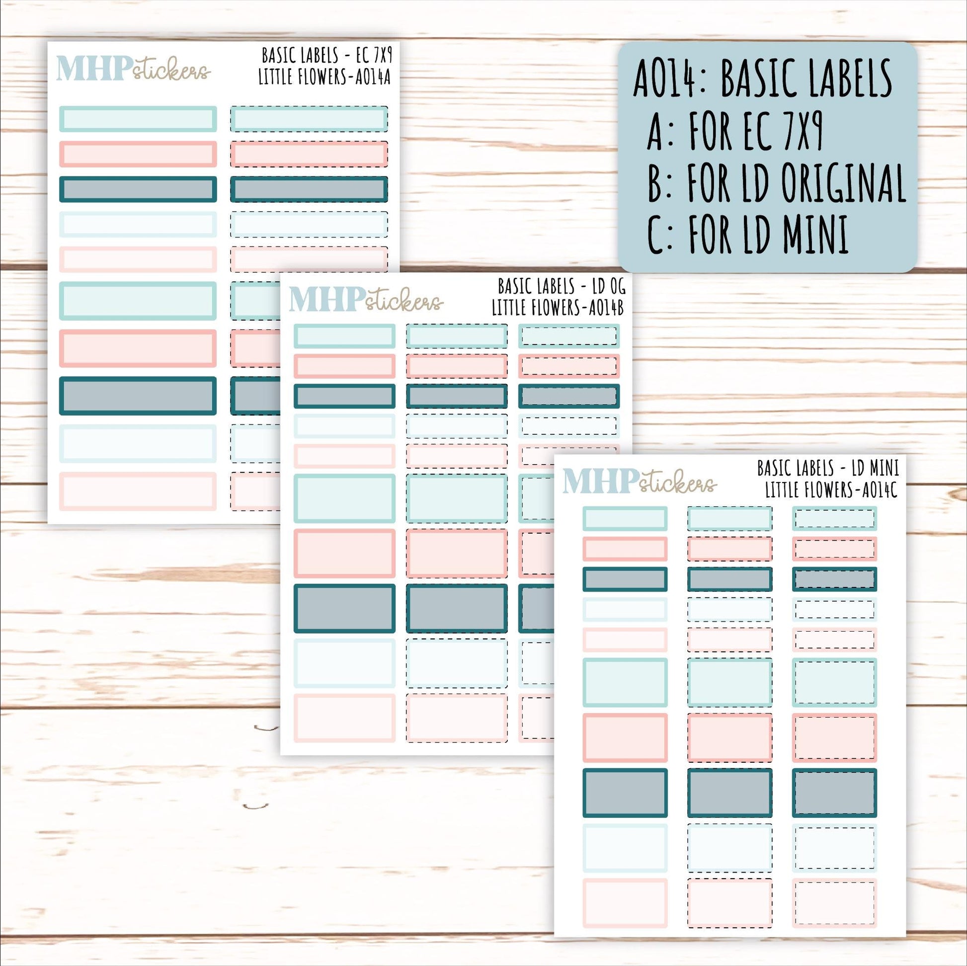 ADD-On's for Monthly Kits "Little Flowers" || AO-LF