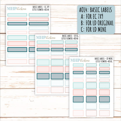 ADD-On's for Monthly Kits "Little Flowers" || AO-LF