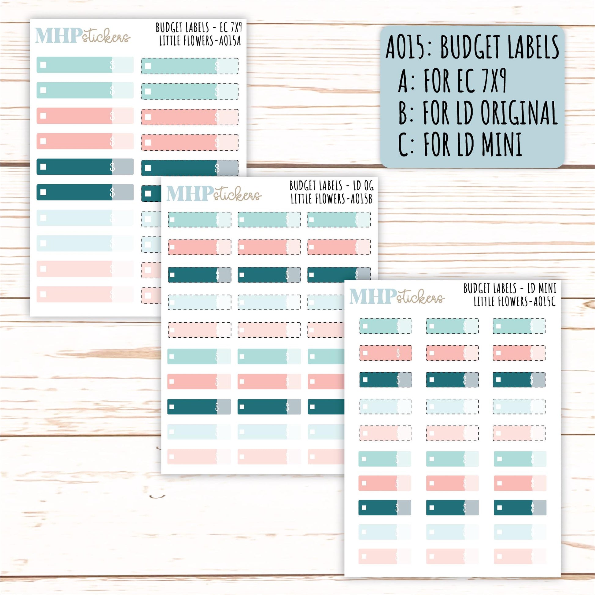 ADD-On's for Monthly Kits "Little Flowers" || AO-LF