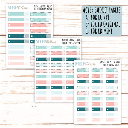 ADD-On's for Monthly Kits "Little Flowers" || AO-LF
