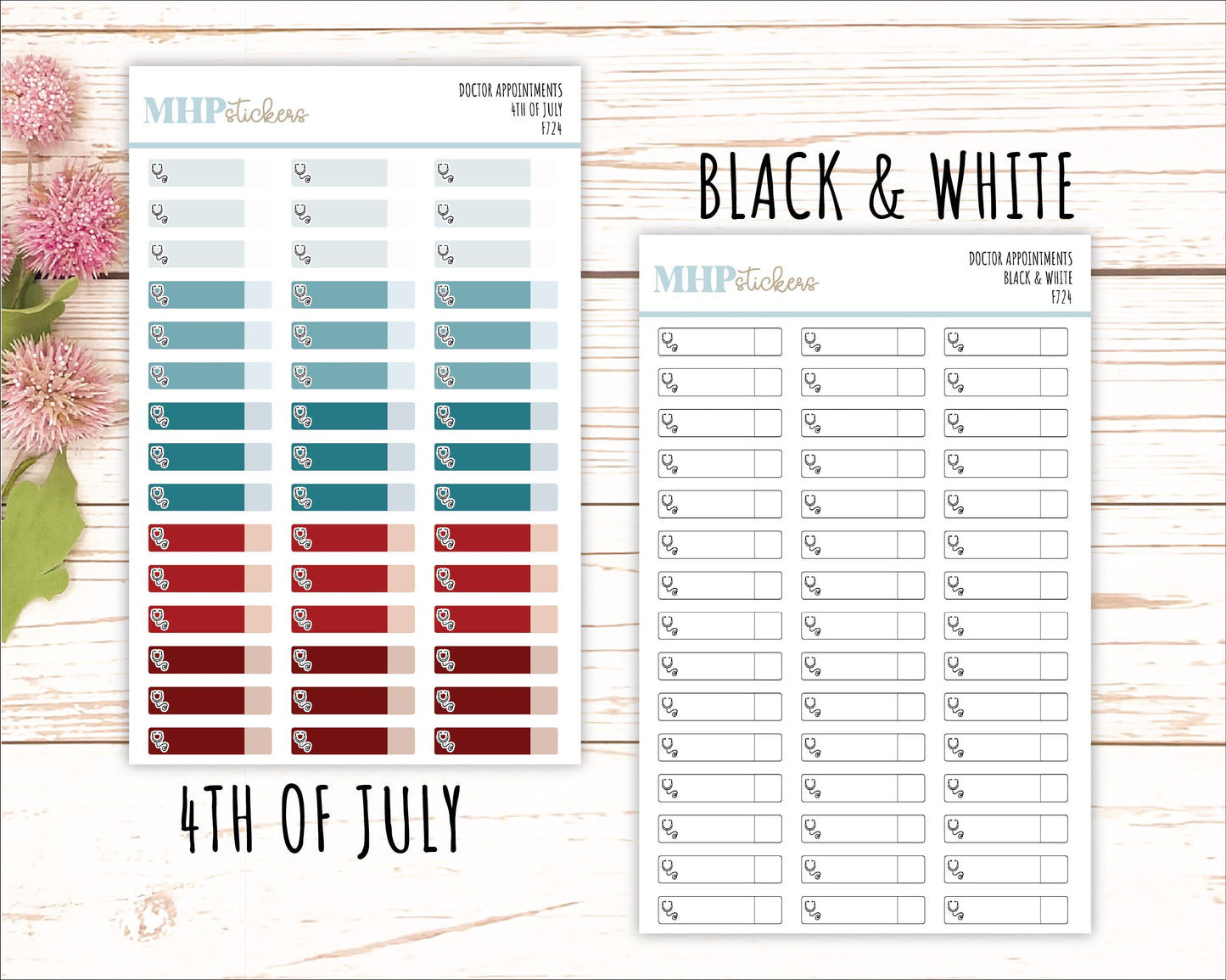 Doctor's Appointment Labels. Planner Stickers || F724