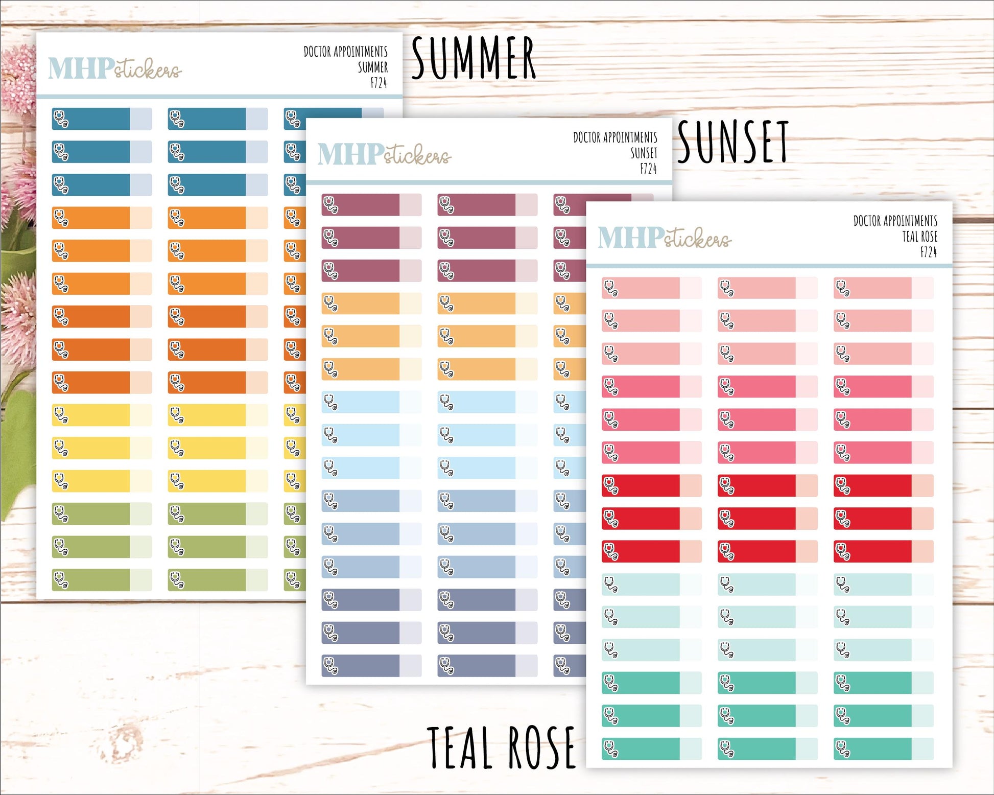 Doctor's Appointment Labels. Planner Stickers || F724