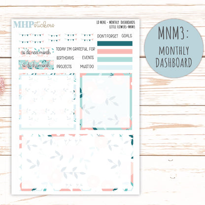 MAY 2025 Stickers for MINI Laurel Denise Planners "Little Flowers" || MNLF