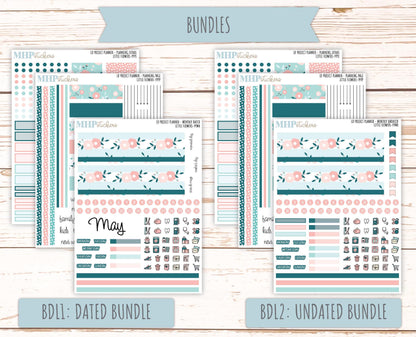 MAY Stickers for LD Project Planner "Little Flowers" || PPLF