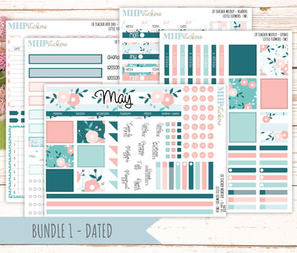 MAY Stickers for Laurel Denise Teacher Planners. "Little Flowers" || TLF