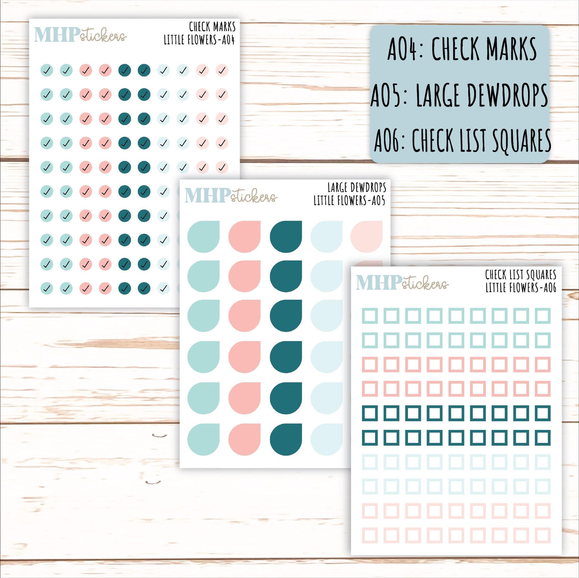 ADD-On's for Monthly Kits "Little Flowers" || AO-LF