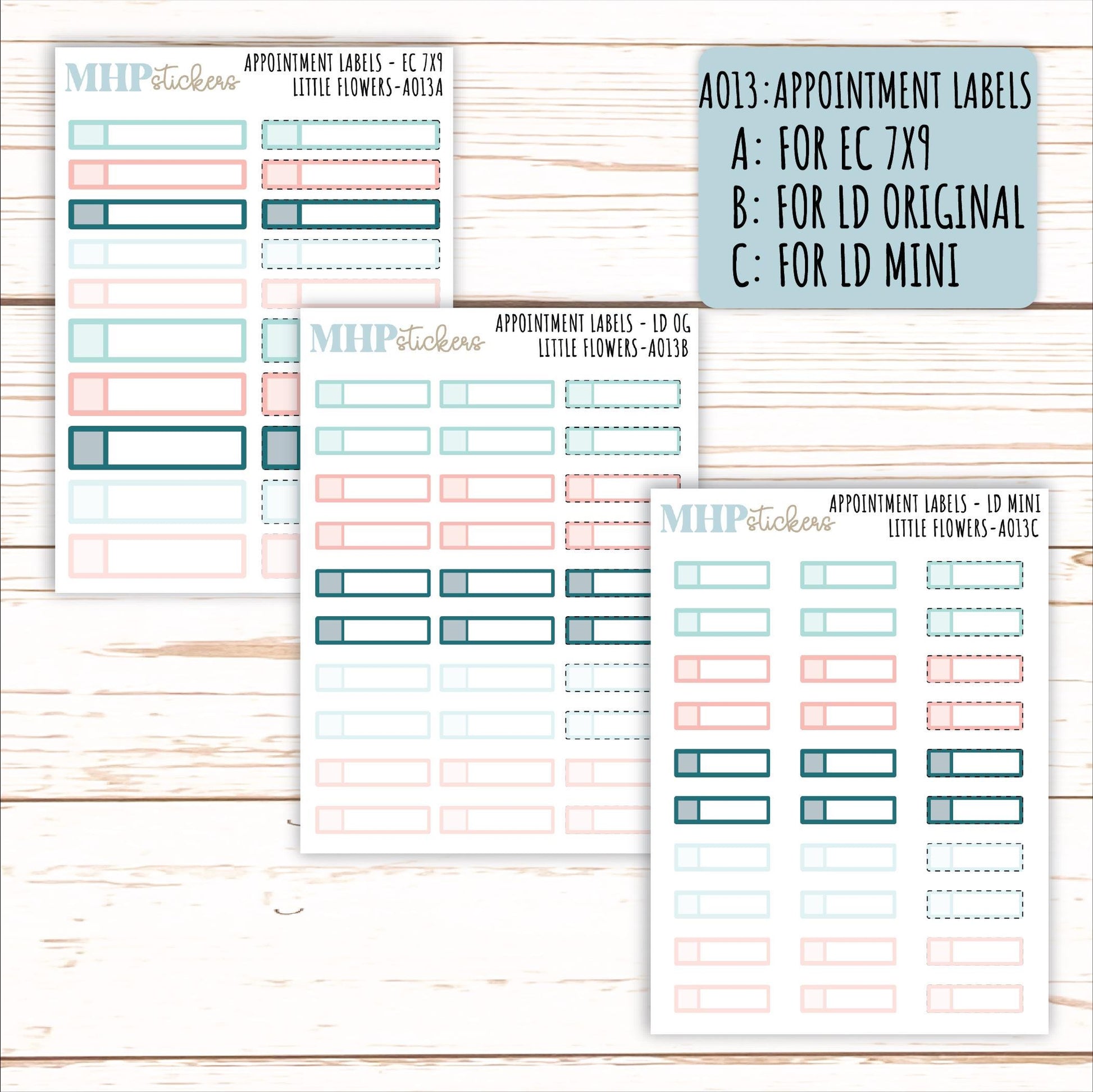 ADD-On's for Monthly Kits "Little Flowers" || AO-LF