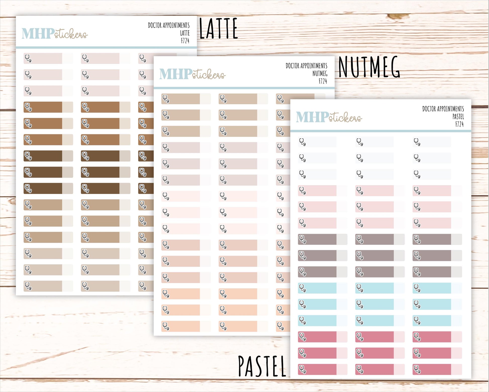Doctor's Appointment Labels. Planner Stickers || F724