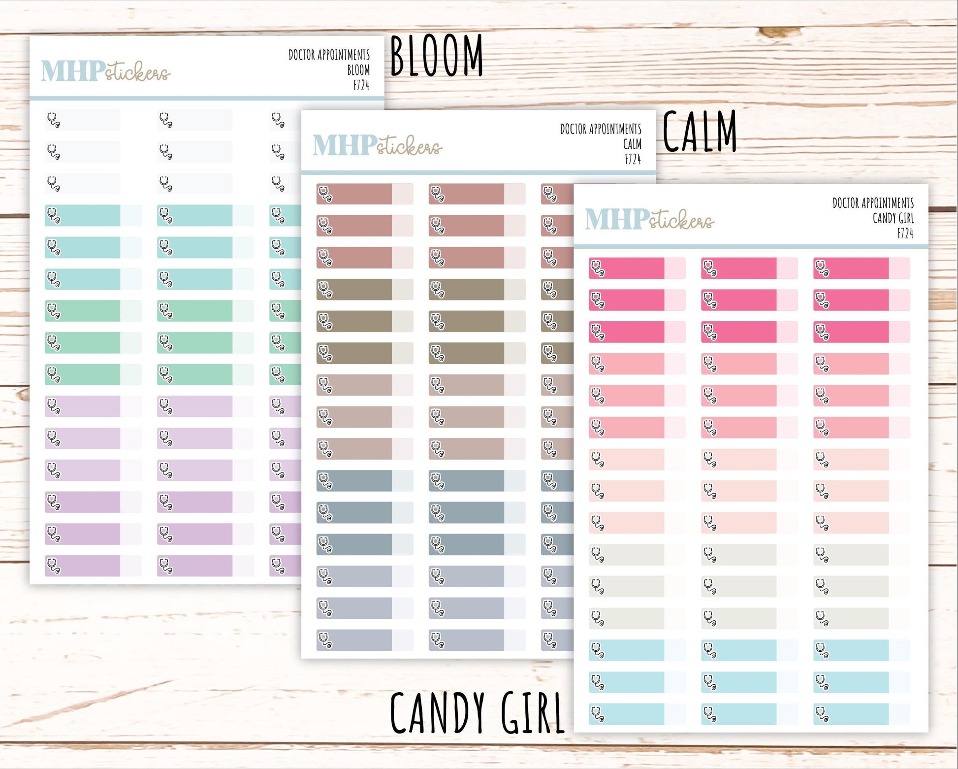 Doctor's Appointment Labels. Planner Stickers || F724
