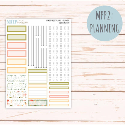 JUNE 2025 Stickers for LD Mini Project Planner "Bloom Time" || MPPBT