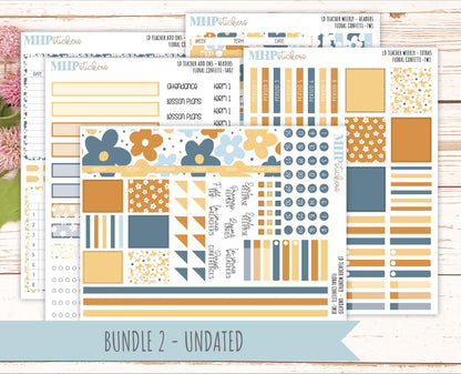 JUNE Stickers for Laurel Denise Teacher Planners. "Floral Confetti" || TFC