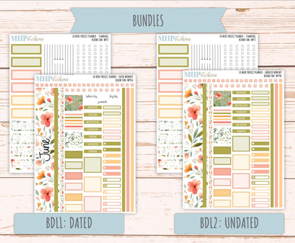 JUNE 2025 Stickers for LD Mini Project Planner "Bloom Time" || MPPBT