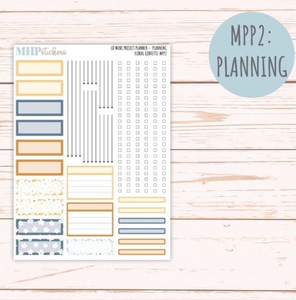 JUNE 2025 Stickers for LD Mini Project Planner "Floral Confetti" || MPPFC