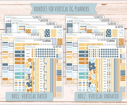 JUNE 2025 Stickers for OG Laurel Denise Planners. "Floral Confetti" || OGFC