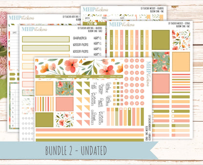 JUNE Stickers for Laurel Denise Teacher Planners. "Bloom Time" || TBT