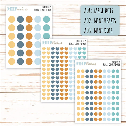 ADD-On's for Monthly Kits "Floral Confetti" || AO-FC