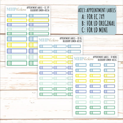 ADD-On's for Monthly Kits "Blueberry Lemon" || AO-BL