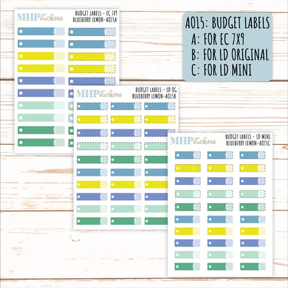 ADD-On's for Monthly Kits "Blueberry Lemon" || AO-BL