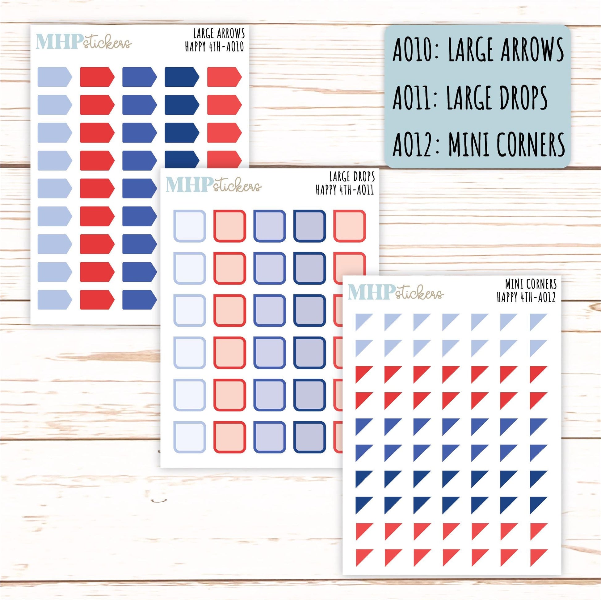 ADD-On's for Monthly Kits "Happy 4th" || AO-H4