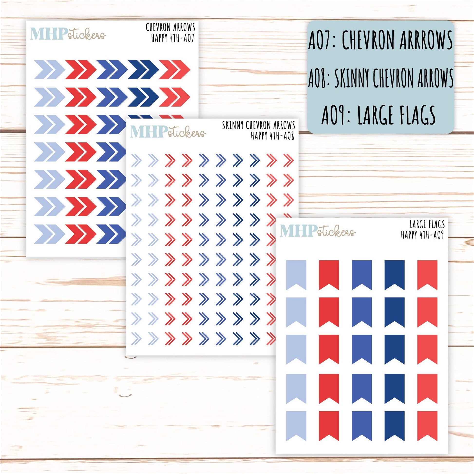 ADD-On's for Monthly Kits "Happy 4th" || AO-H4