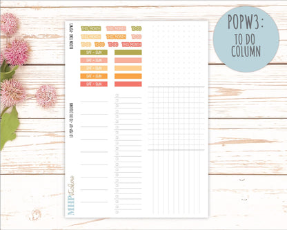 June 2025 Stickers for Laurel Denise POP-UP Planner. "Bloom Time" || POPBT