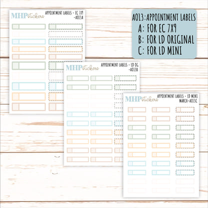 ADD-On's for Neutral Monthly Kits "March" || AO-MAR