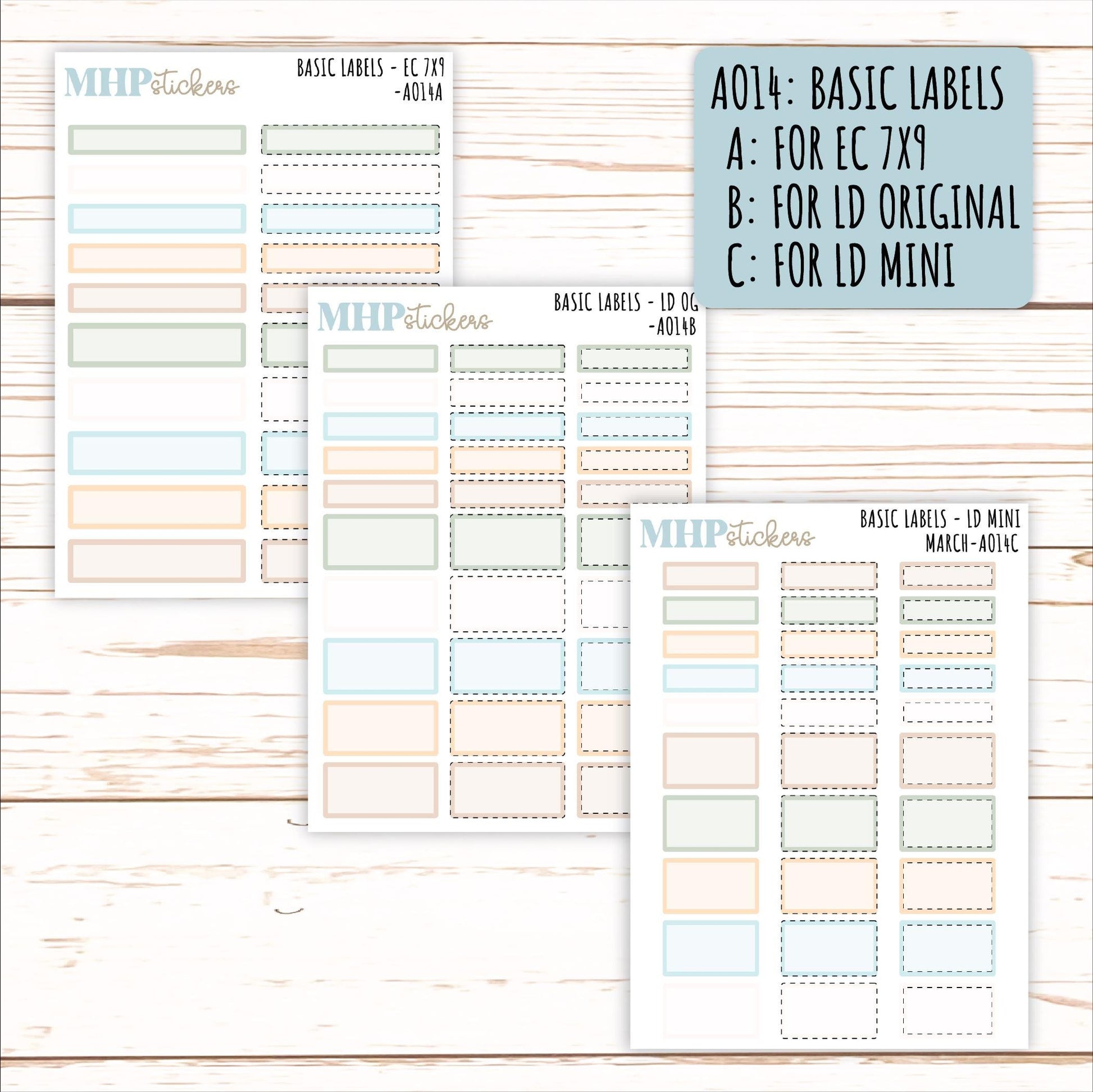 ADD-On's for Neutral Monthly Kits "March" || AO-MAR