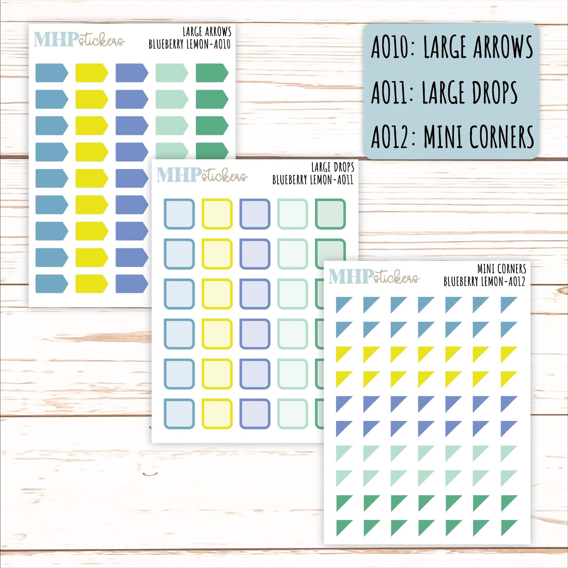 ADD-On's for Monthly Kits "Blueberry Lemon" || AO-BL