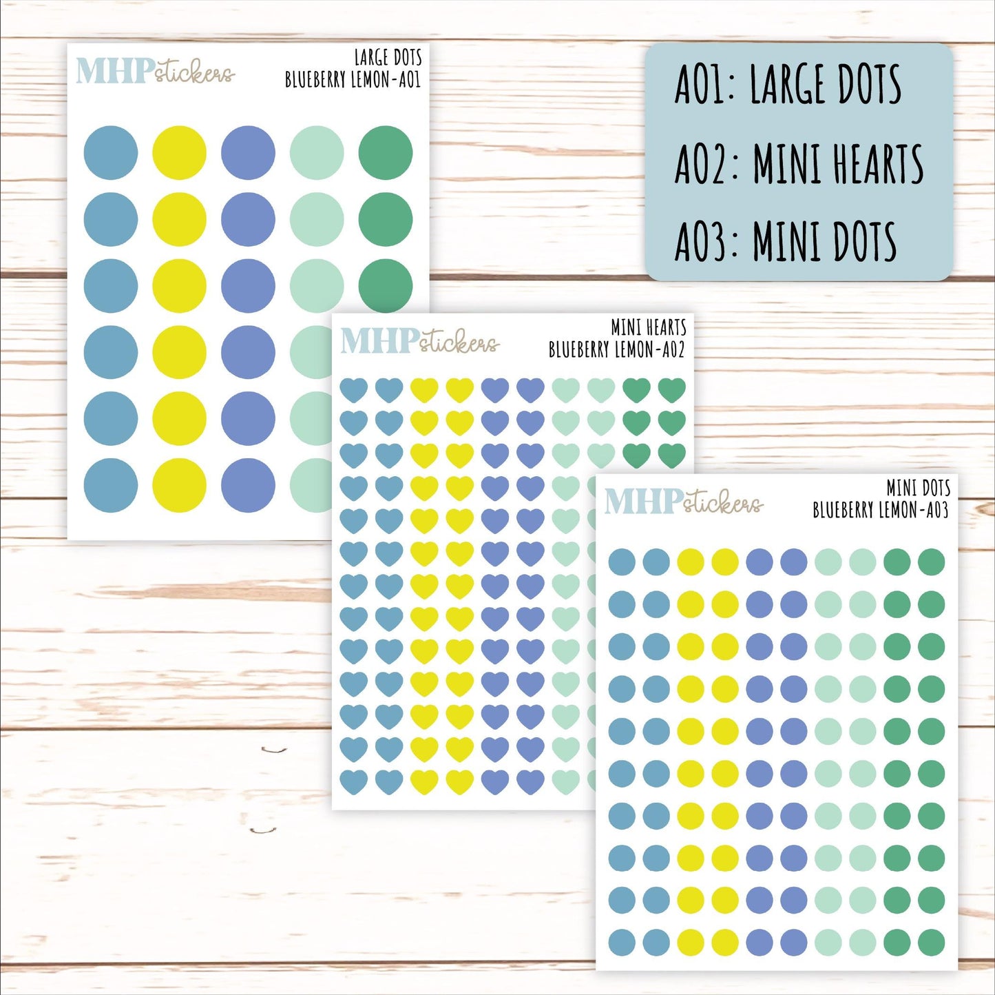 ADD-On's for Monthly Kits "Blueberry Lemon" || AO-BL