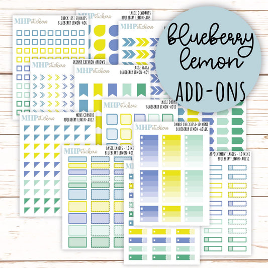 ADD-On's for Monthly Kits "Blueberry Lemon" || AO-BL