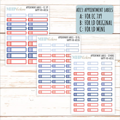 ADD-On's for Monthly Kits "Happy 4th" || AO-H4