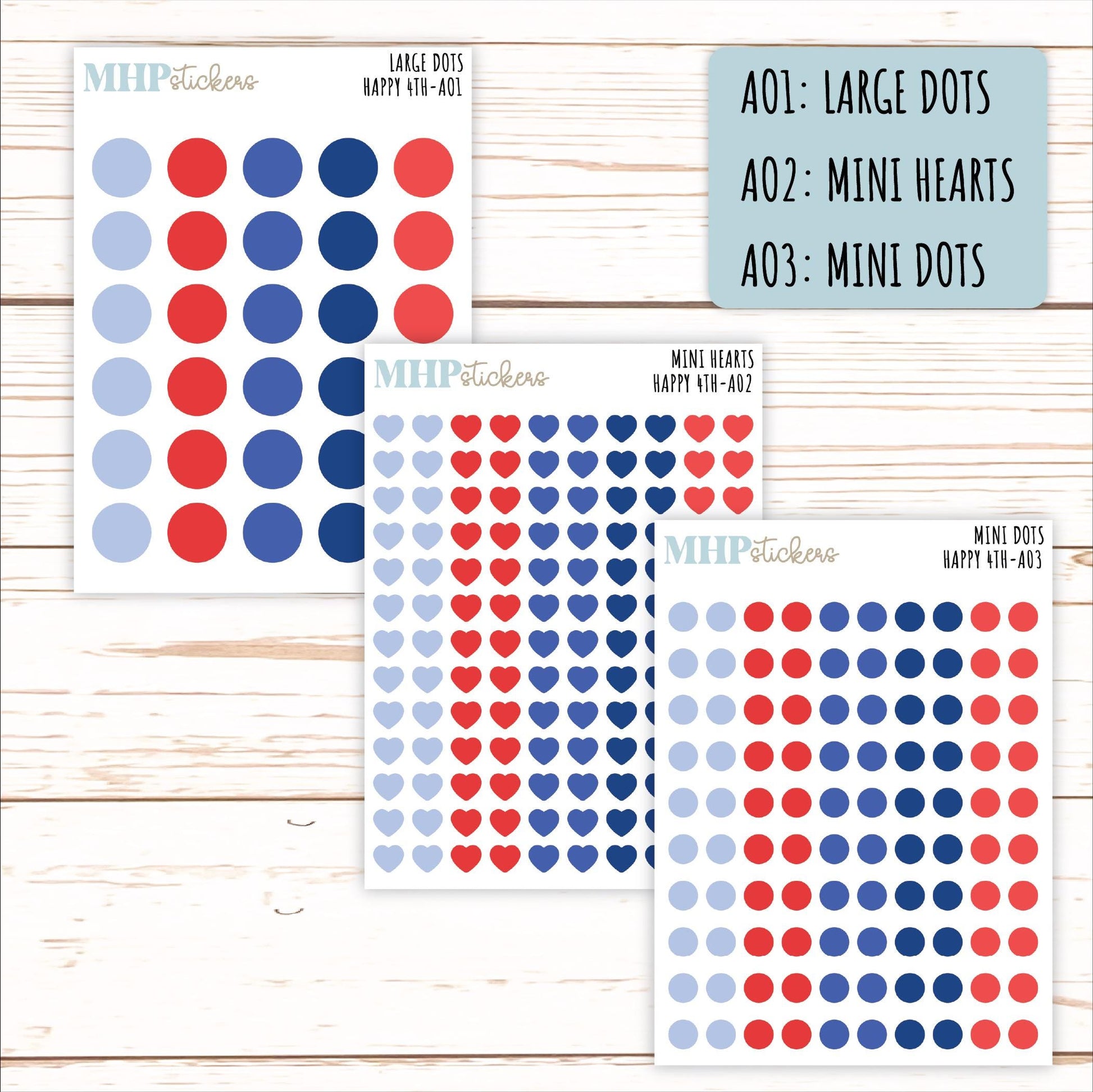 ADD-On's for Monthly Kits "Happy 4th" || AO-H4