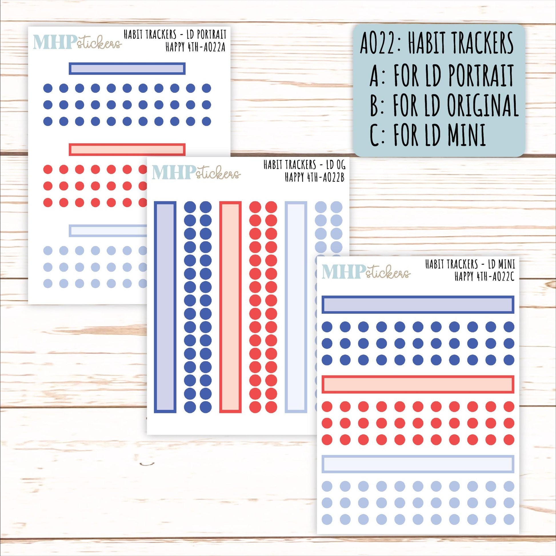 ADD-On's for Monthly Kits "Happy 4th" || AO-H4