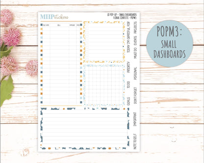 June 2025 Stickers for Laurel Denise POP-UP Planner. "Floral Confetti" || POPFC