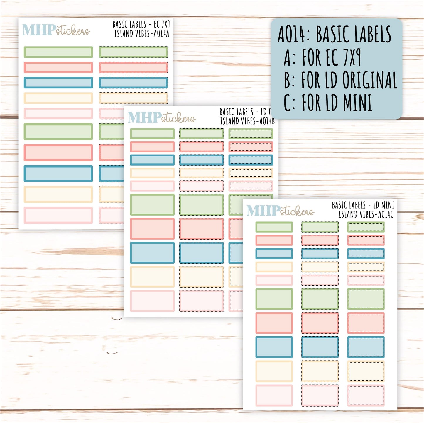 ADD-On's for Monthly Kits "Island Vibes" || AO-IV
