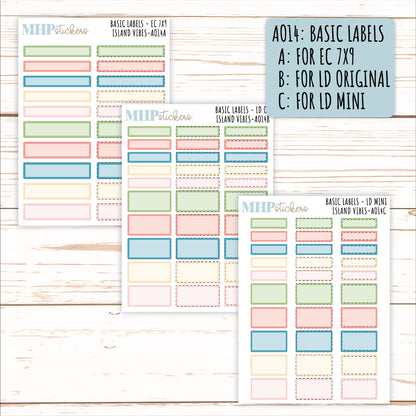 ADD-On's for Monthly Kits "Island Vibes" || AO-IV