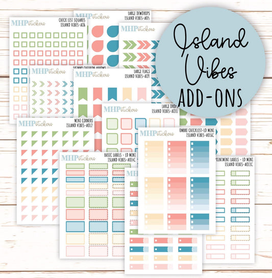 ADD-On's for Monthly Kits "Island Vibes" || AO-IV