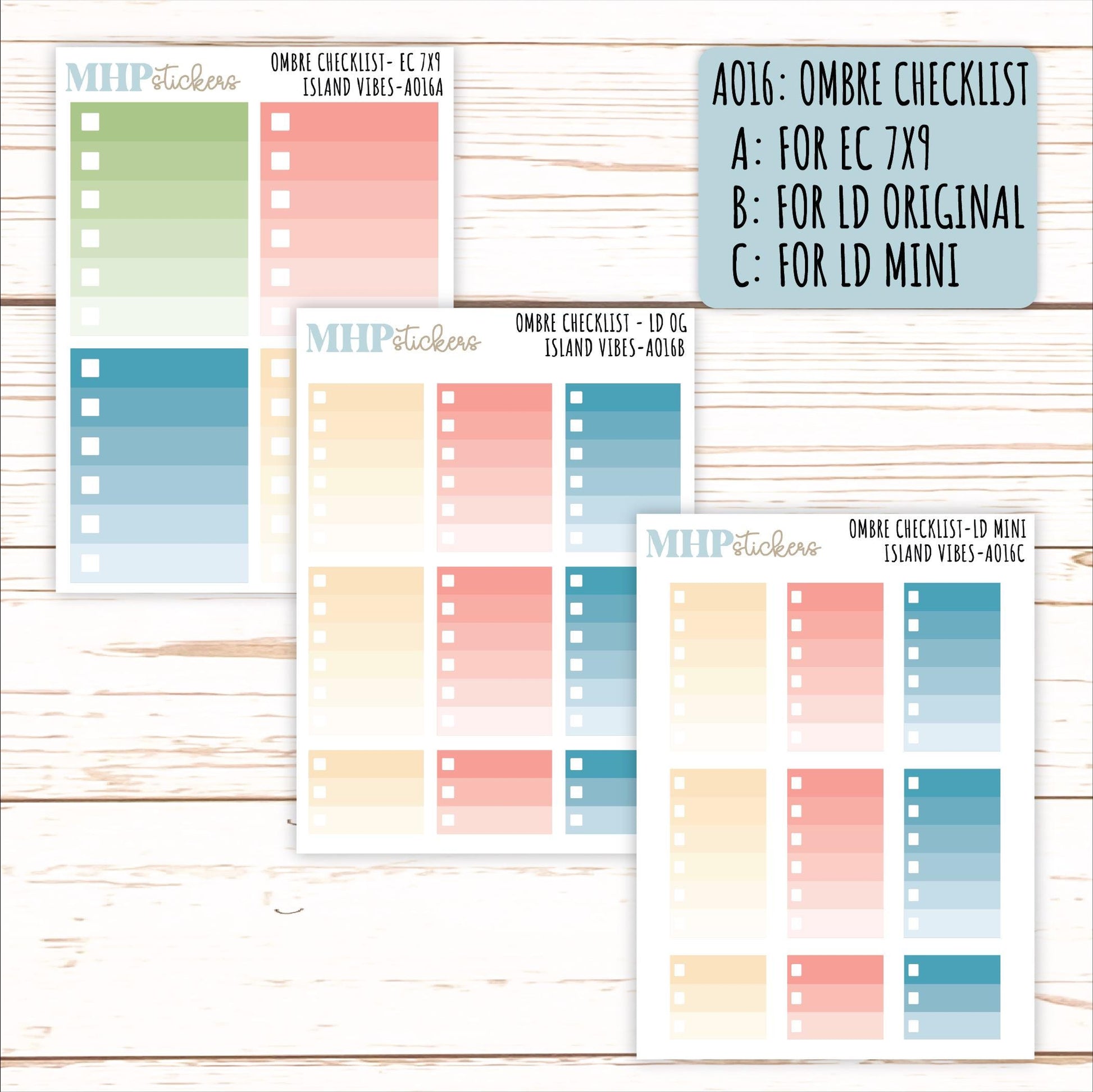 ADD-On's for Monthly Kits "Island Vibes" || AO-IV