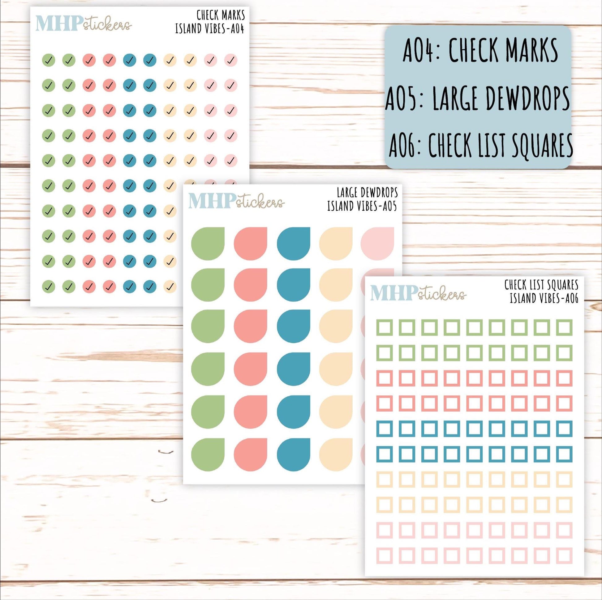 ADD-On's for Monthly Kits "Island Vibes" || AO-IV