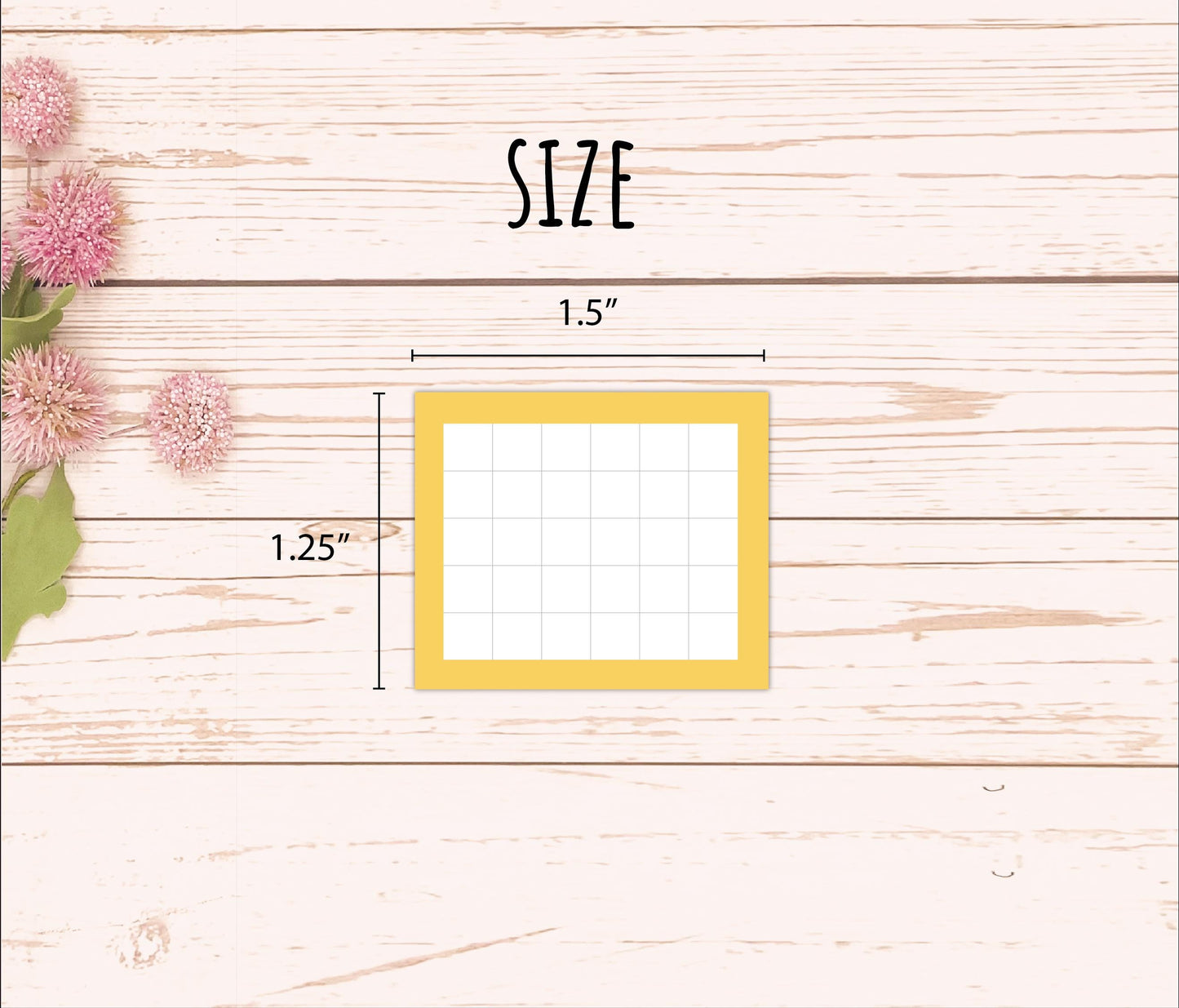 Half Graph Box Stickers for 7x9 Planners. Functional Planner Stickers || B309