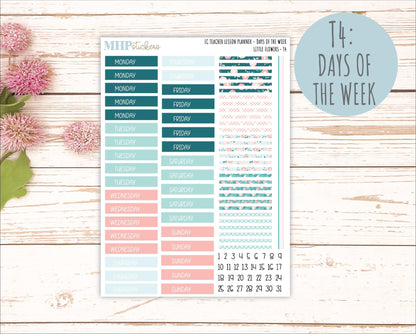 MAY Stickers for EC Teacher Lesson Planner. 2025 Collection "Little Flowers" || ECT